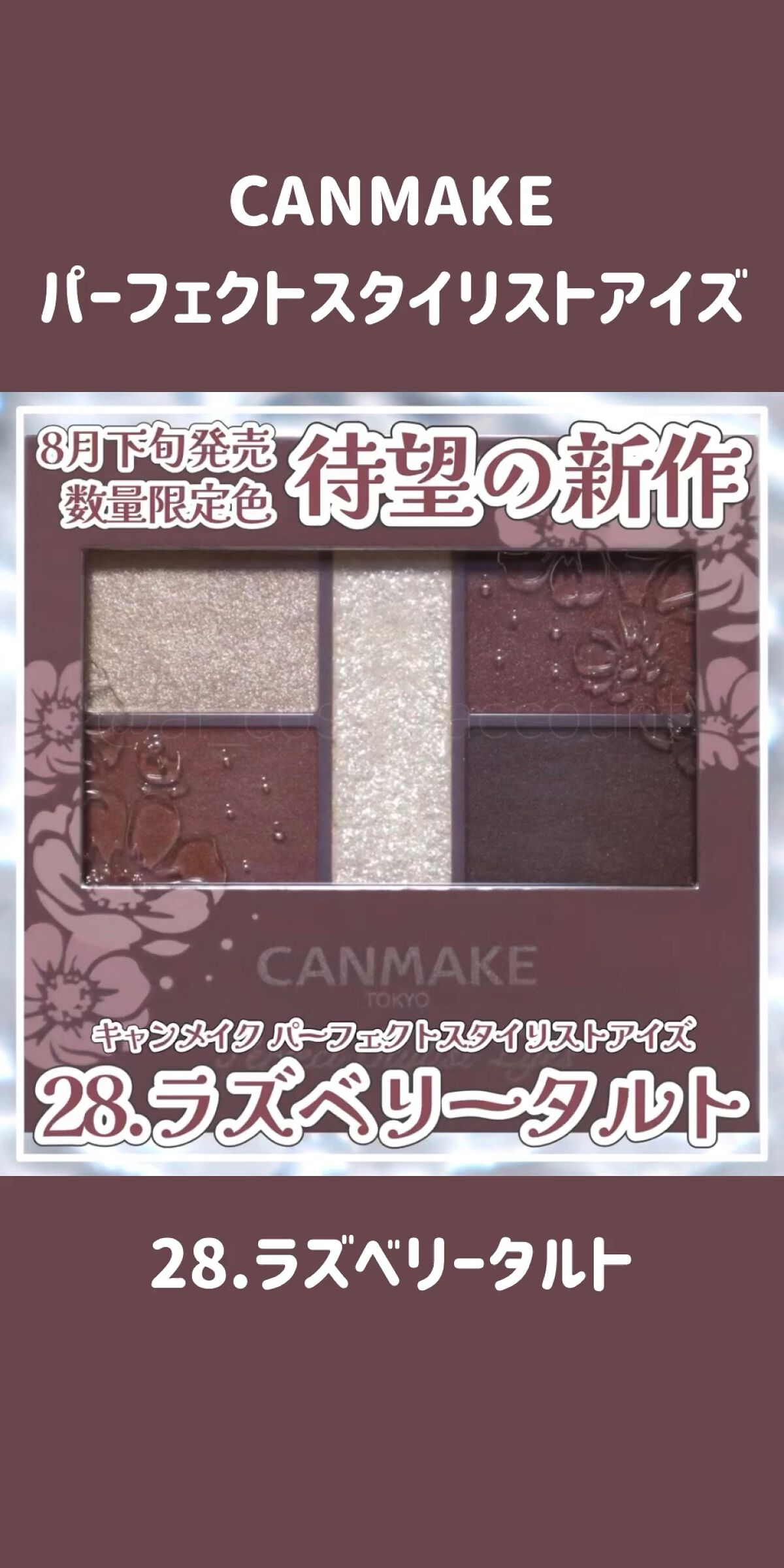 パーフェクトスタイリストアイズ/キャンメイク/アイシャドウパレットの人気ショート動画