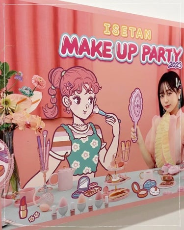 marika sugisaki |  おえかきコスメ on LIPS 「速報！コスメの祭典ISETANMAKEUPPARTY2023が..」（2枚目）