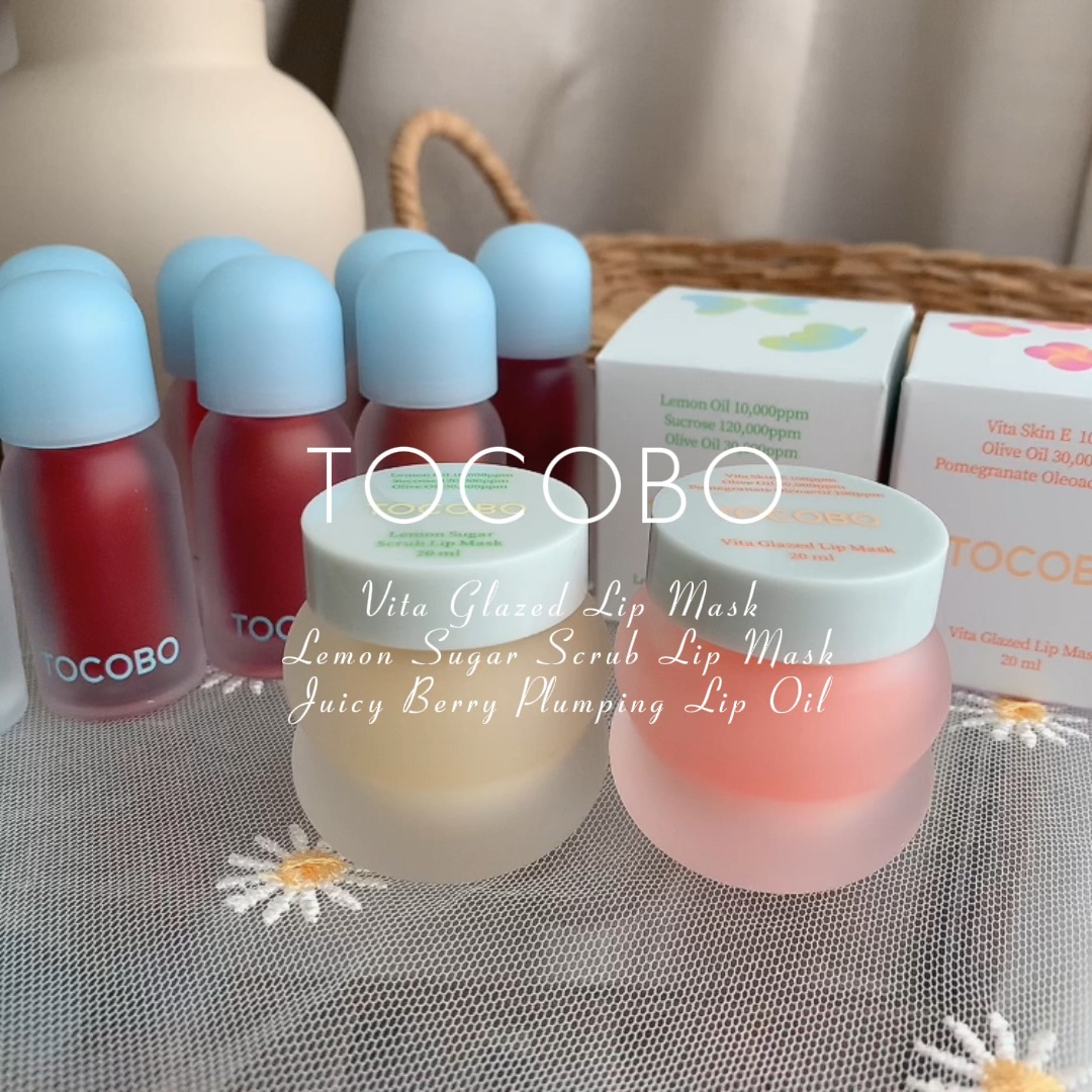 レモンシュガースクラブリップマスク/TOCOBO/リップスクラブの人気ショート動画