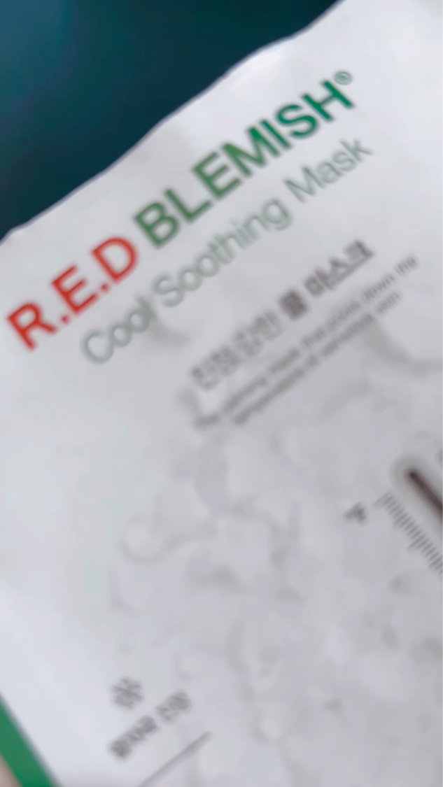 レッドブレミッシュ クールスージングマスク/Dr.G/シートマスク・パックを使ったクチコミ（3枚目）