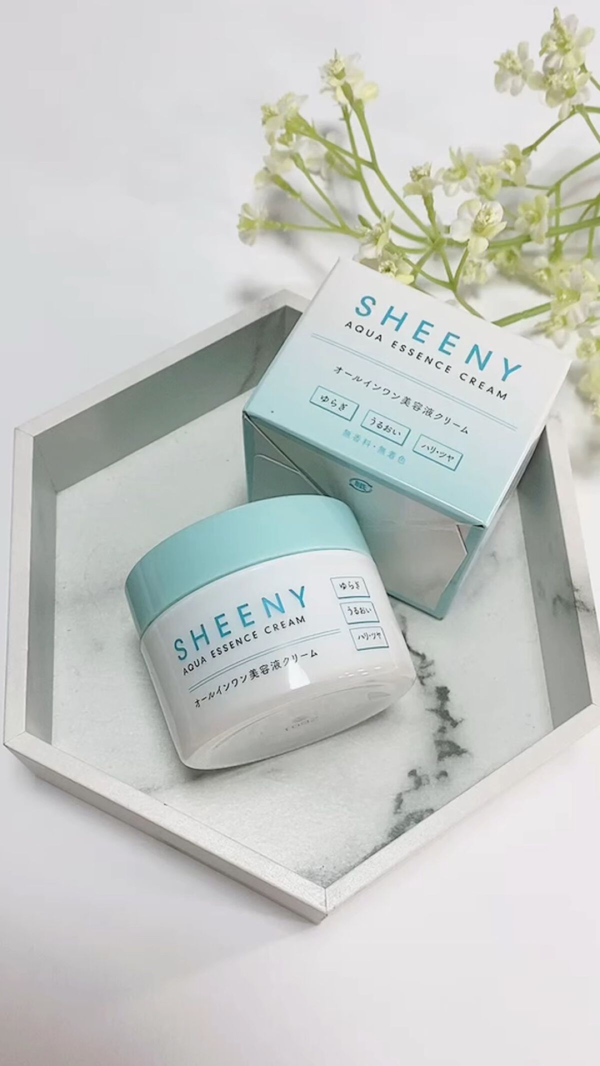アクアエッセンスクリーム/SHEENY/フェイスクリームを使ったクチコミ（1枚目）