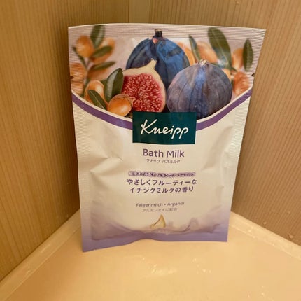 バスミルク イチジクミルクの香り/クナイプ/保湿系入浴剤を使ったクチコミ(1枚目)