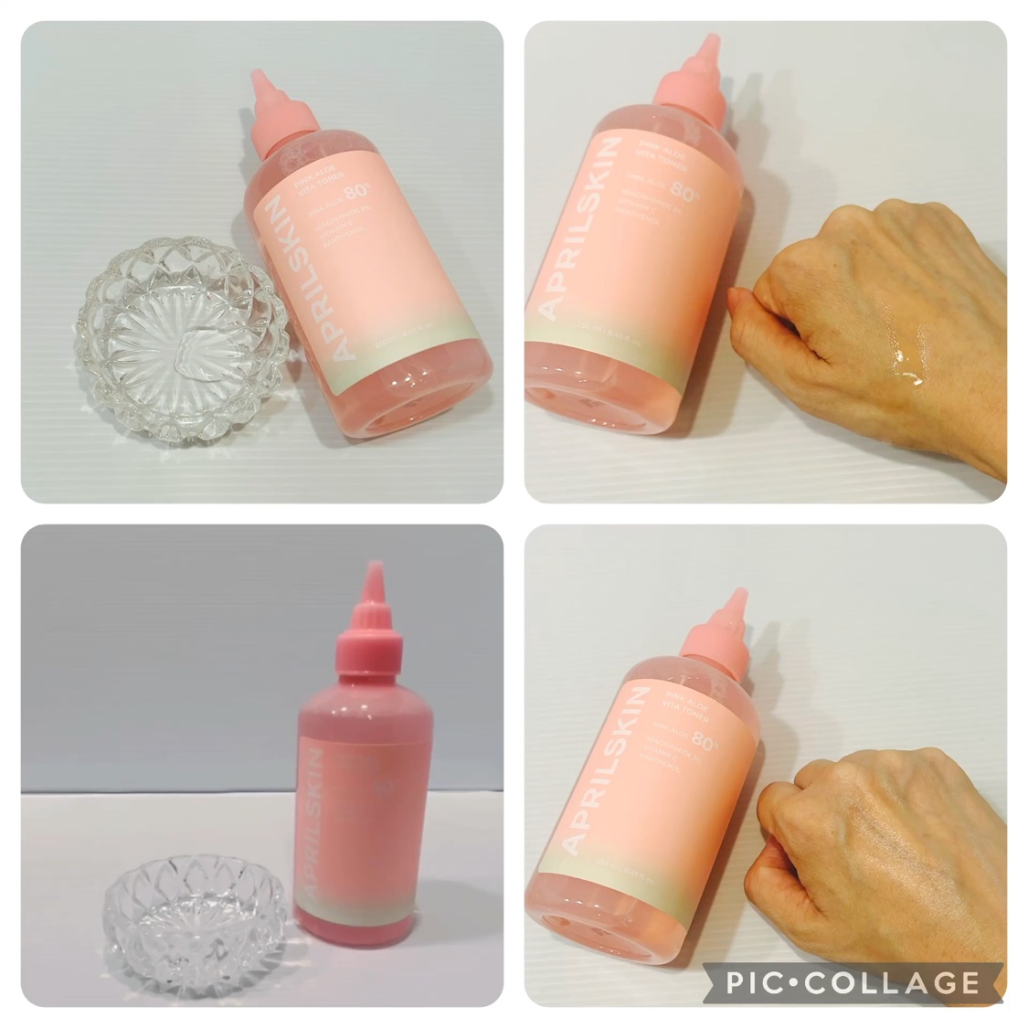 ピンクアロエビタトナー/APRILSKIN/化粧水を使ったクチコミ（2枚目）