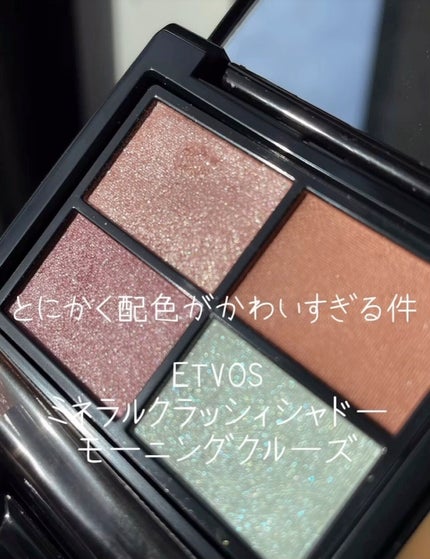 ミネラルクラッシィシャドー/エトヴォス/アイシャドウパレットの人気ショート動画