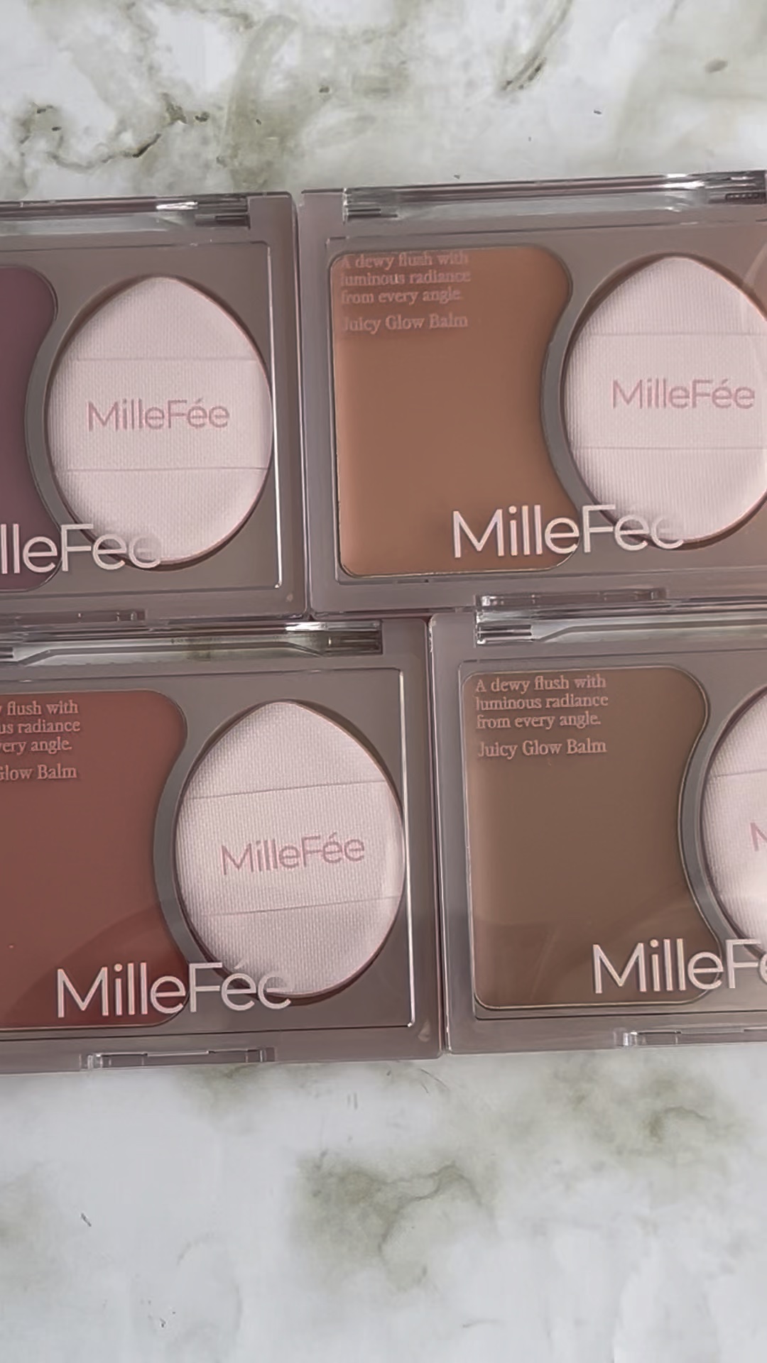 ジューシーグロウバーム/MilleFée/ジェル・クリームチークを使ったクチコミ（1枚目）