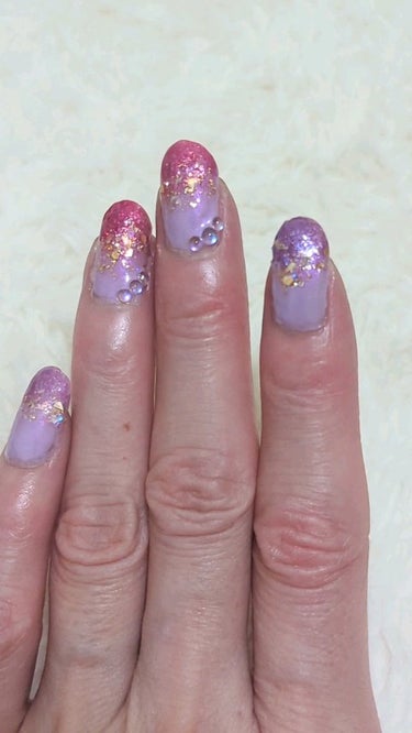 ネイルホリック Glamour Glitter/ネイルホリック/マニキュアを使ったクチコミ（1枚目）