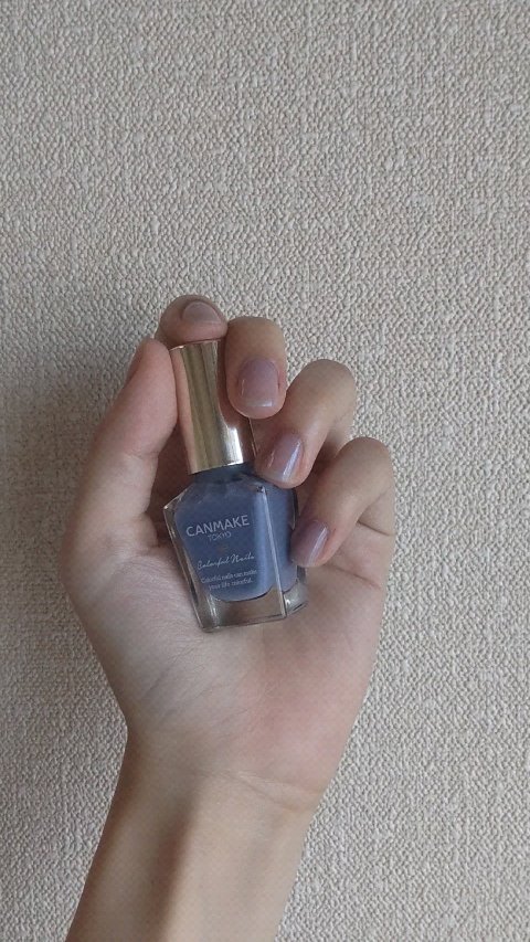 カラフルネイルズ N82 クラウドレススカイ/キャンメイク/マニキュアを使ったクチコミ（3枚目）