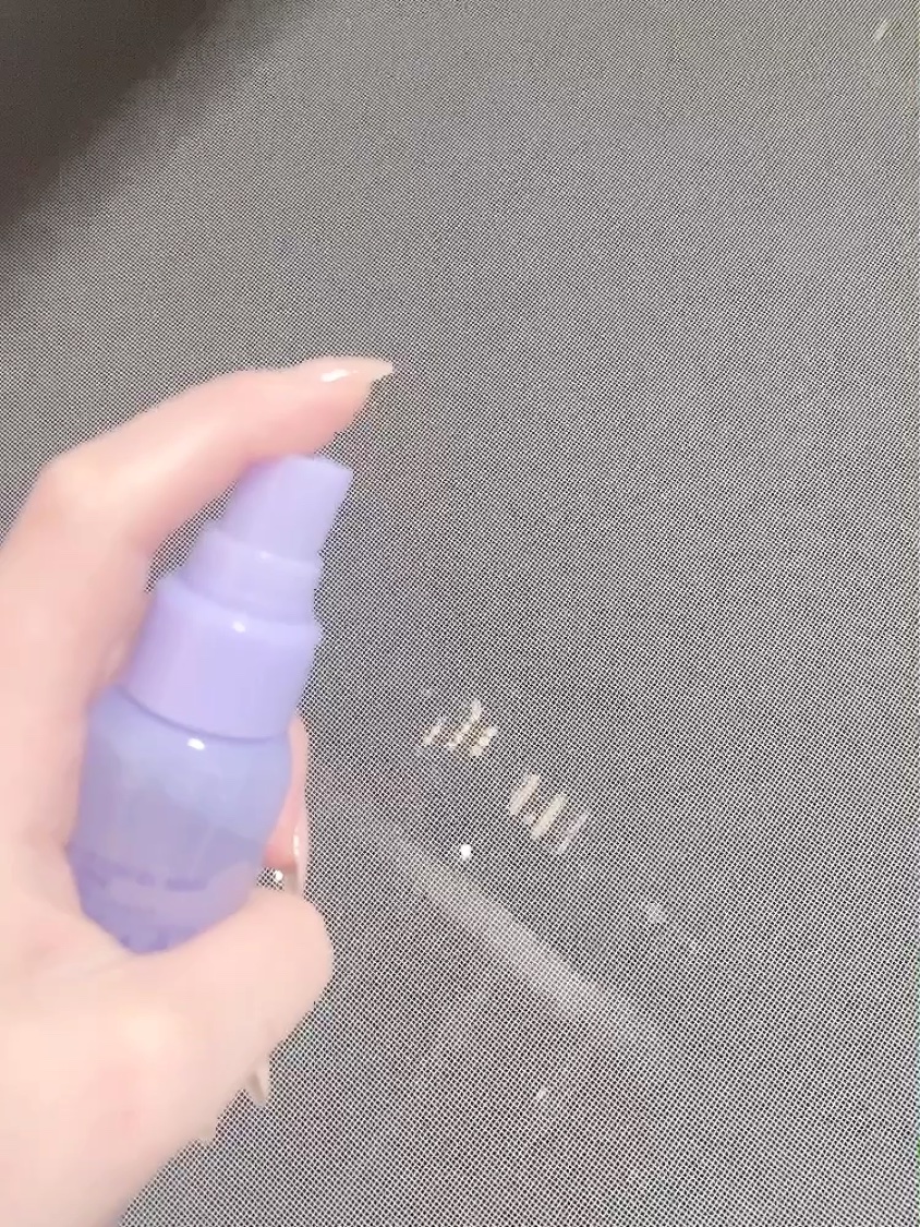 メイク キープ ミスト EX MOIST ムーミン コラボ ラベンダーブーケの香り(限定デザインボトル)/コーセーコスメニエンス/フィックスミストを使ったクチコミ（2枚目）