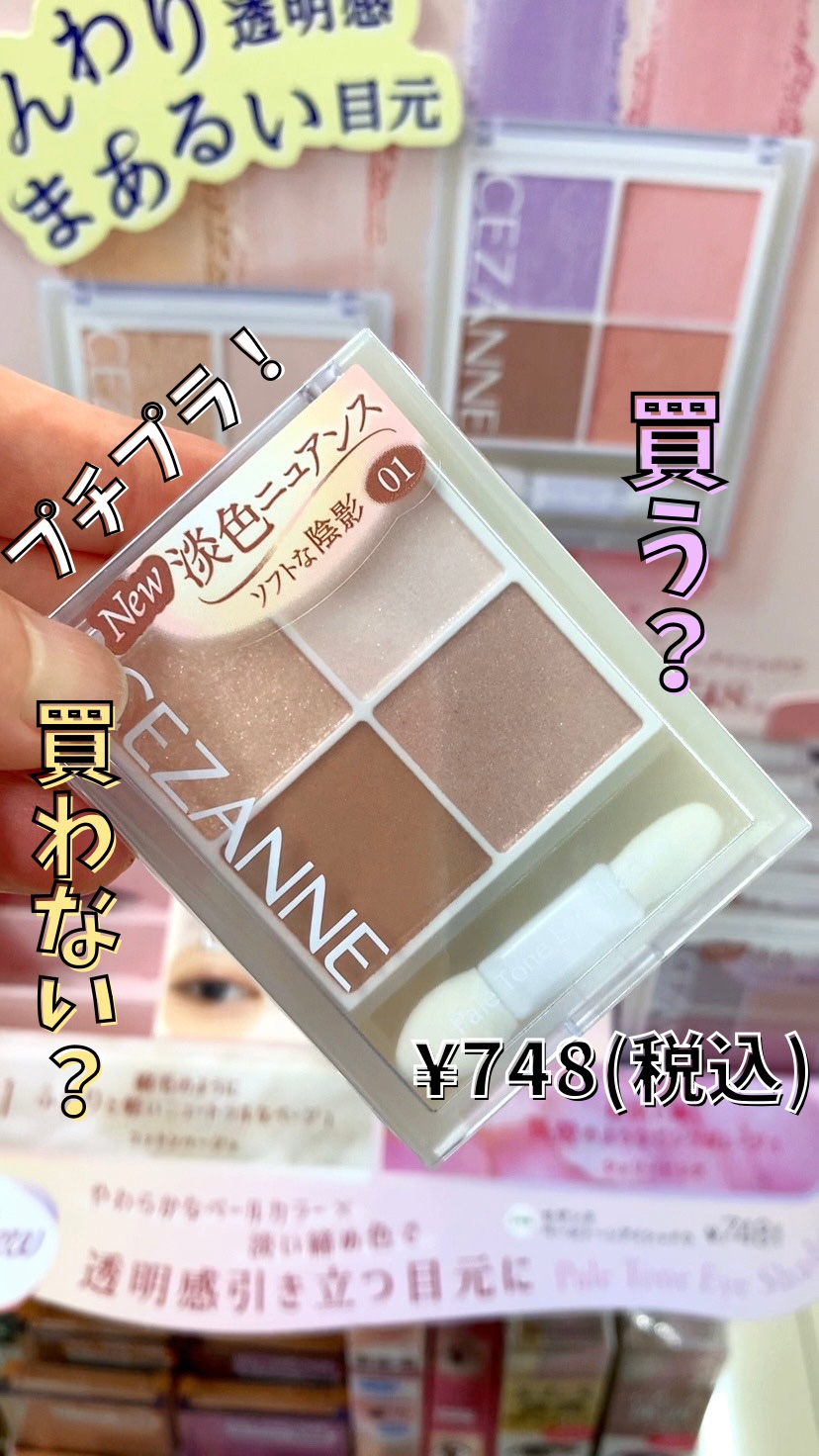 ペールトーンアイシャドウ/CEZANNE/アイシャドウを使ったクチコミ（1枚目）