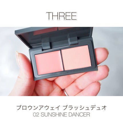 ブロウンアウェイ ブラッシュデュオ/THREE/ジェル・クリームチークの人気ショート動画