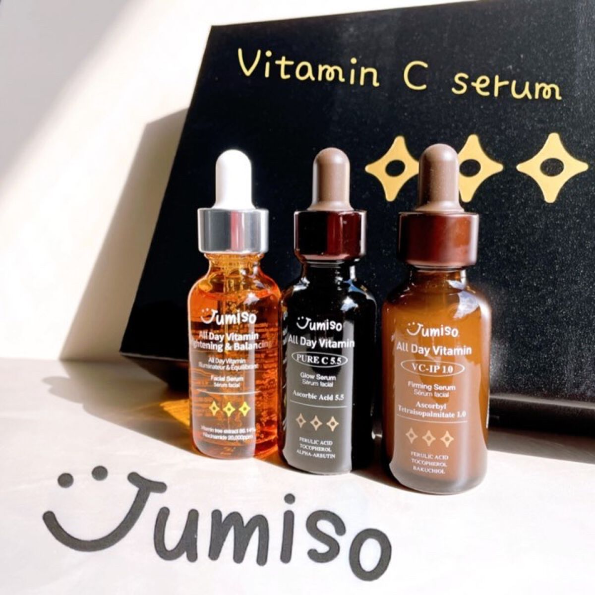 オールデイ ビタミン ブライトニング & バランシング フェイシャル セラム/JUMISO/美容液を使ったクチコミ（2枚目）