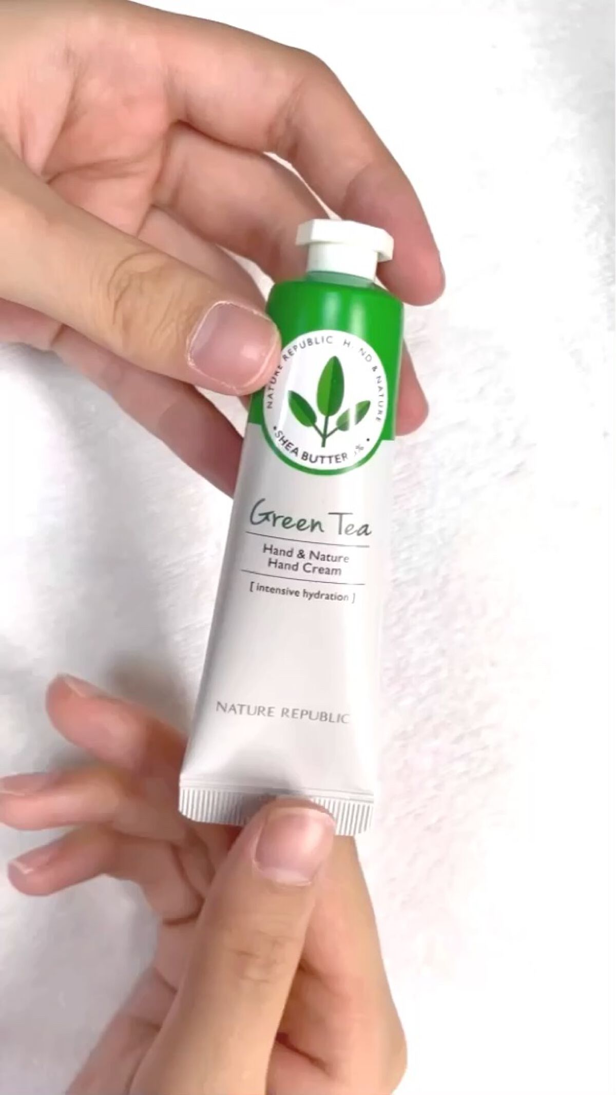 ハンドクリーム(グリーンティー) /ネイチャーリパブリック/ハンドクリームの動画クチコミ2つ目