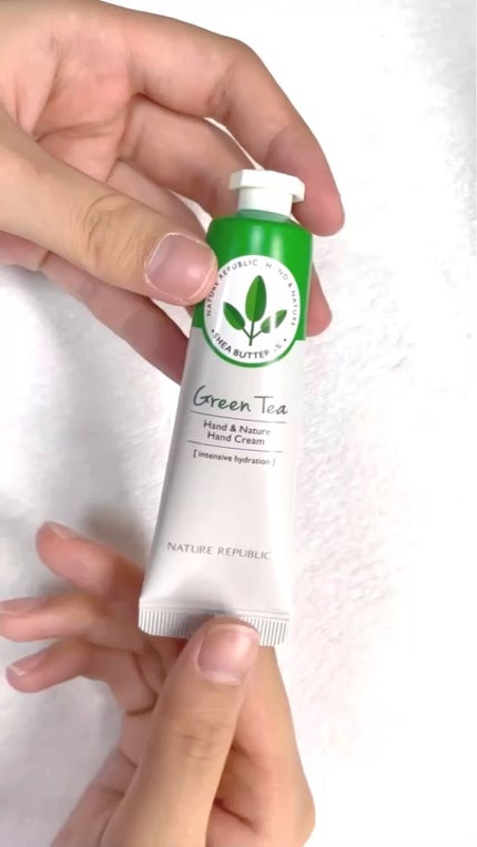 ハンドクリーム(グリーンティー) /ネイチャーリパブリック/ハンドクリームを使ったクチコミ(1枚目)