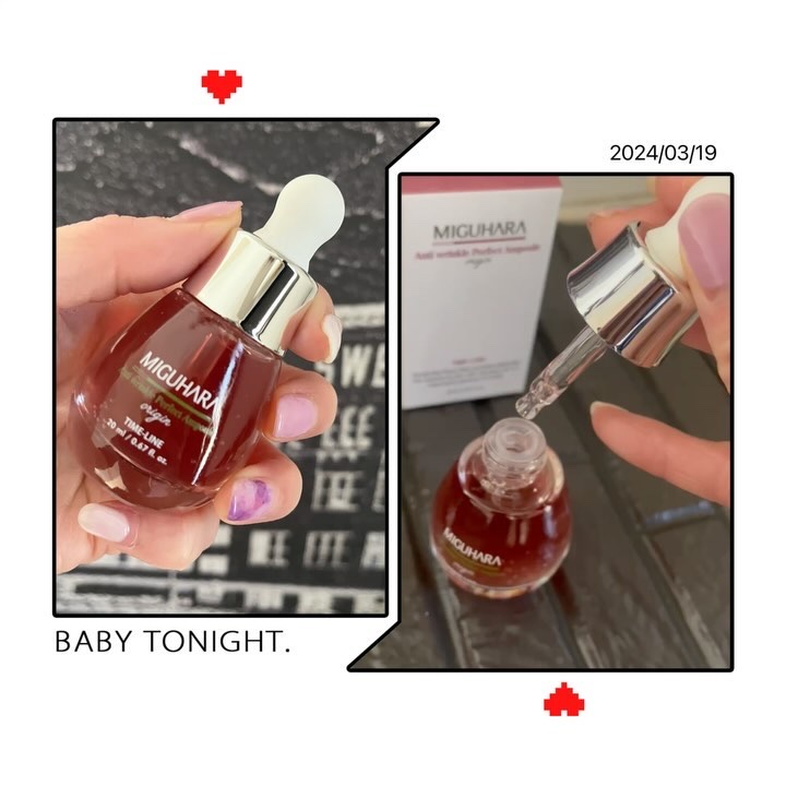 アンチリンクルエフェクトアンプルオリジン/MIGUHARA/美容液を使ったクチコミ（2枚目）