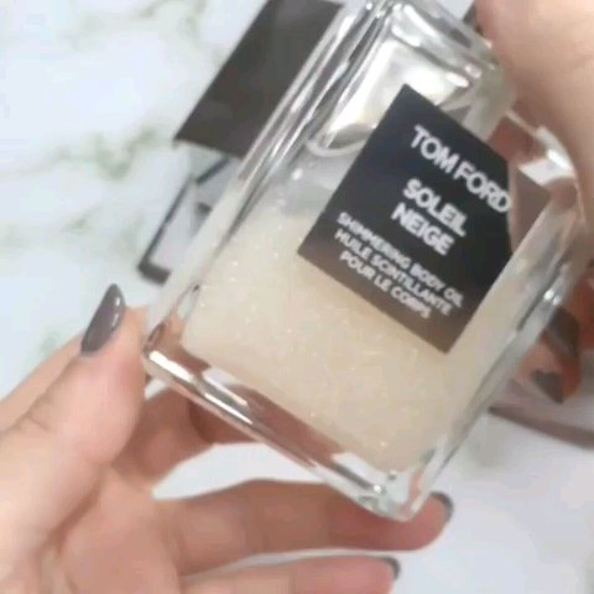 ソレイユ ネージュ シマリング ボディ オイル/TOM FORD BEAUTY/ボディオイルを使ったクチコミ（3枚目）