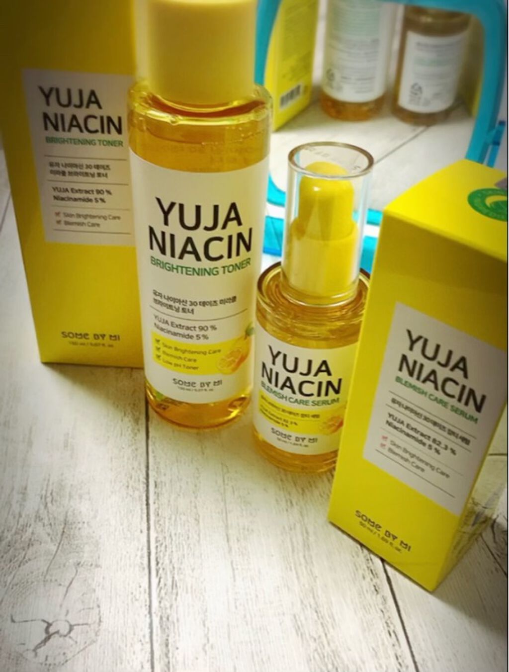 ユズナイアシン30 デイズ ミラクルブライトニング トナー/SOME BY MI/化粧水を使ったクチコミ（2枚目）