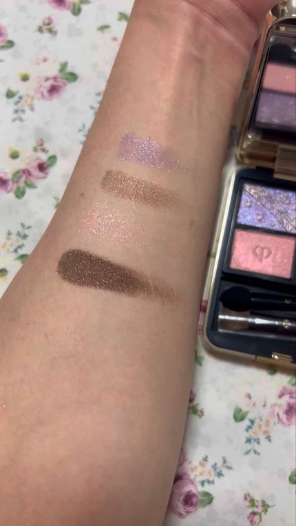 オンブルクルールクアドリ/クレ・ド・ポー ボーテ/アイシャドウパレットを使ったクチコミ(2枚目)