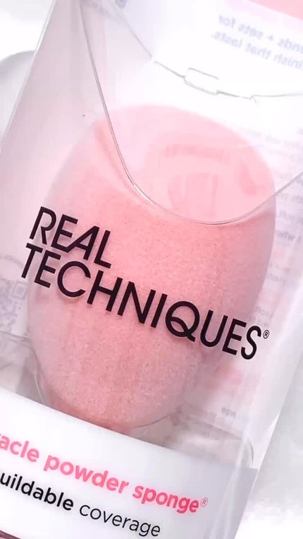 ミラクルパウダースポンジ/Real Techniques/パフ・スポンジの人気ショート動画