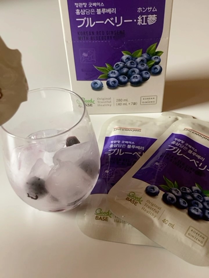 ブルーベリー紅参/正官庄/栄養ドリンクを使ったクチコミ（2枚目）