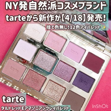 タルトレット Ｅ  アマゾニアンクレイ パレット/tarte/アイシャドウパレットの動画クチコミ2つ目