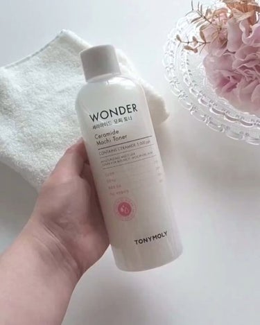 Wonder Ceramide Mochi Toner（トニーモリーワンダーCモチトナー）/TONYMOLY/化粧水を使ったクチコミ（4枚目）