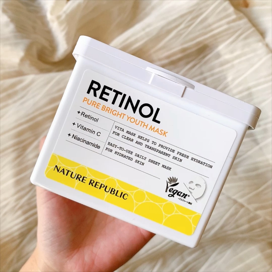 キューブマスク レチノール/ネイチャーリパブリック/シートマスク・パックの人気ショート動画