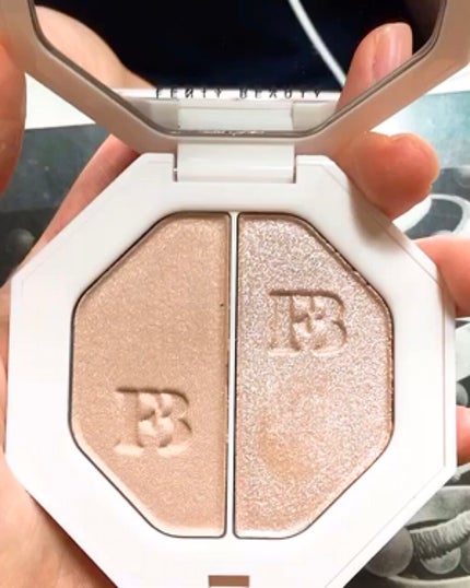 KILLAWATT FREESTYLE HIGHLIGHTER DUO/FENTY BEAUTY BY RIHANNA/パウダーハイライトを使ったクチコミ(2枚目)