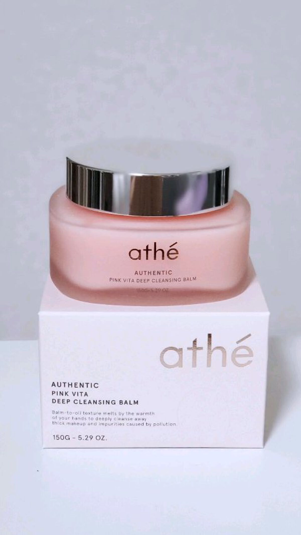 athe AUTHENTIC PINK VITA DEEP CLEANSING BALM/athé/クレンジングバームの動画クチコミ2つ目