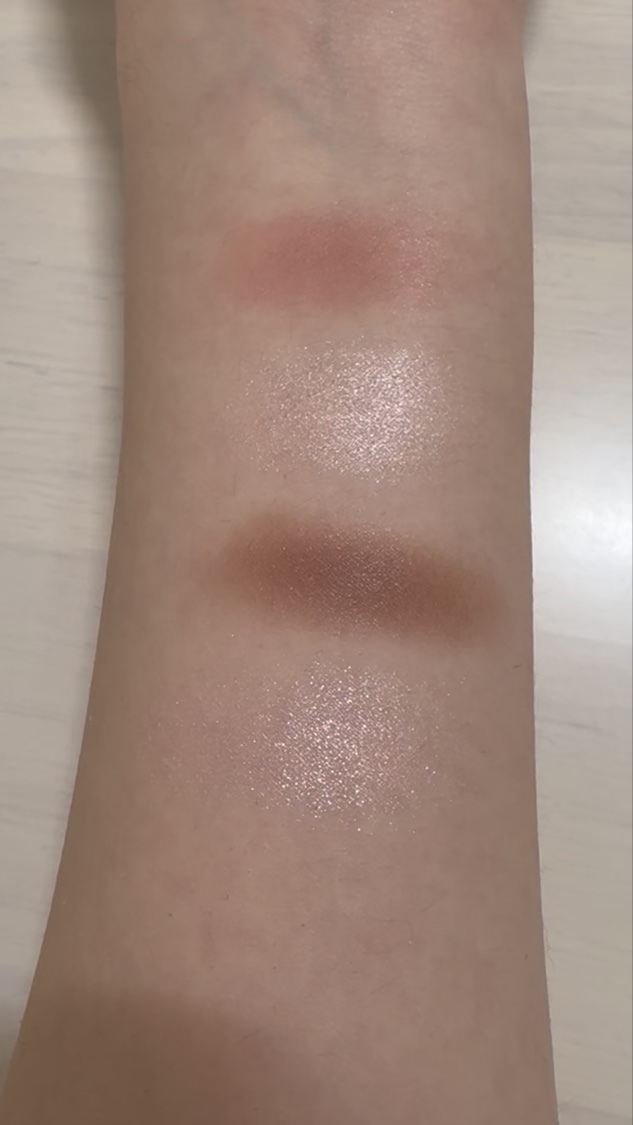 ベージュトーンアイシャドウ/CEZANNE/アイシャドウパレットを使ったクチコミ（3枚目）