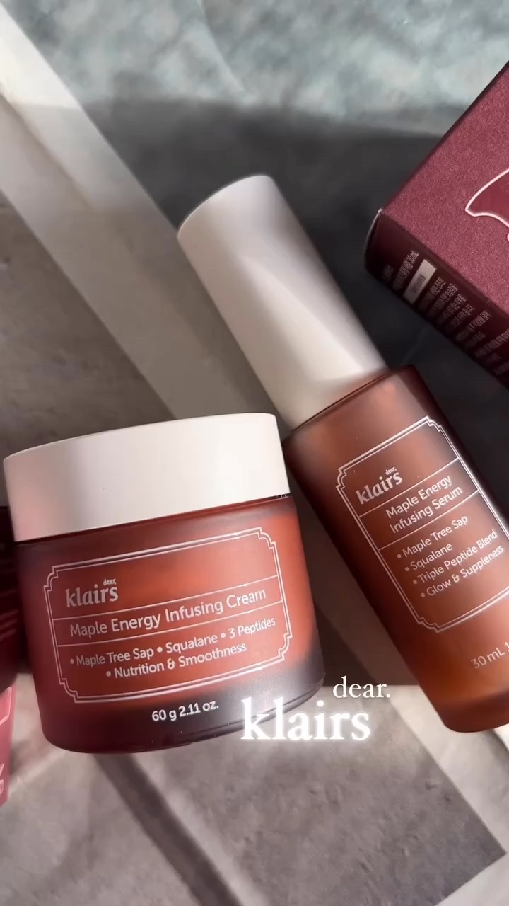 メープルエナジーインフュージングクリーム/Klairs/フェイスクリームの人気ショート動画