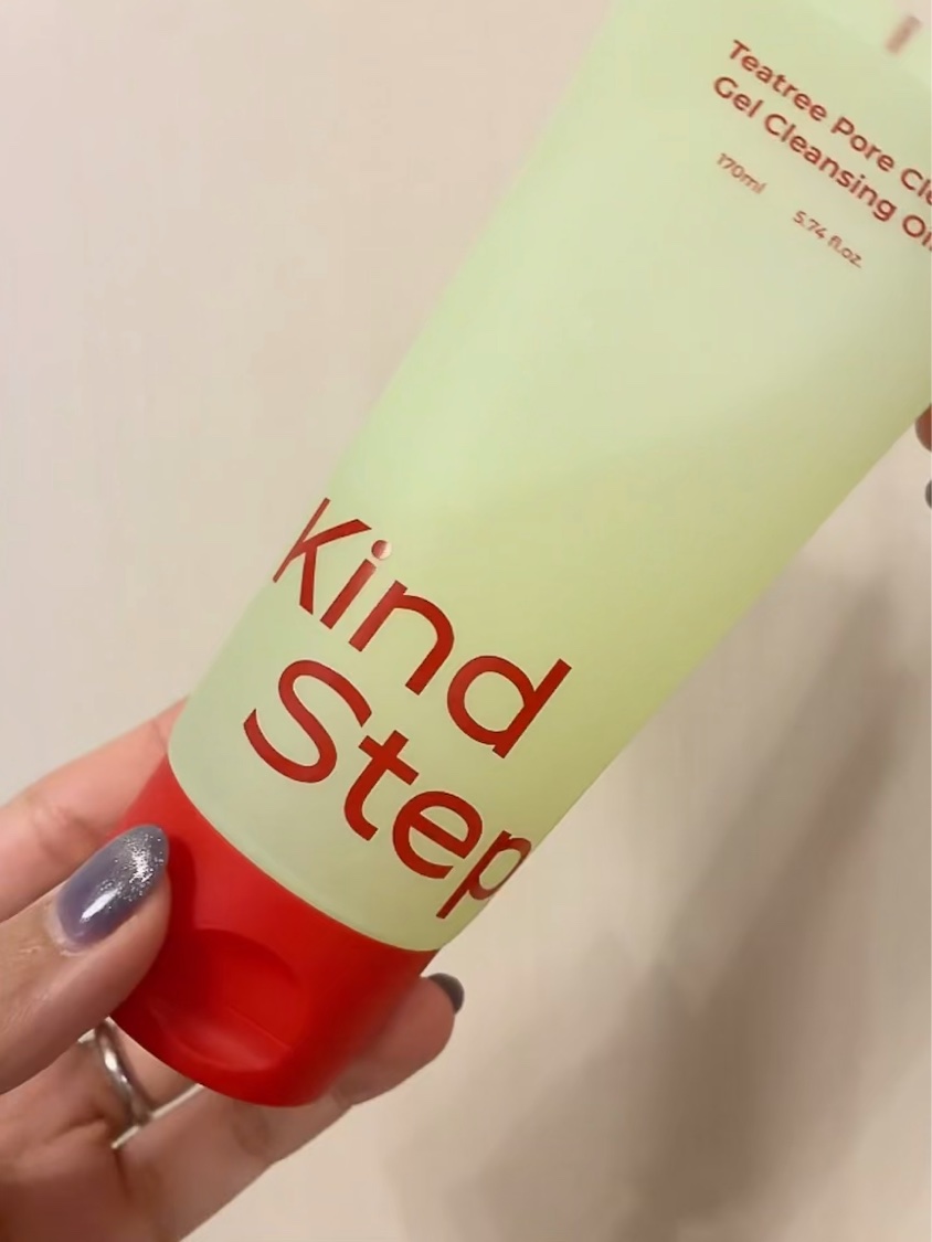 ティーツリージェルクレンジングオイル/KindStep/クレンジングジェルを使ったクチコミ（2枚目）