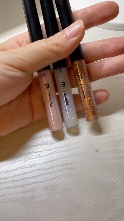 グリッターライナー(MFL リキッドアイシャドウ)/moitiful/グリッターを使ったクチコミ(1枚目)