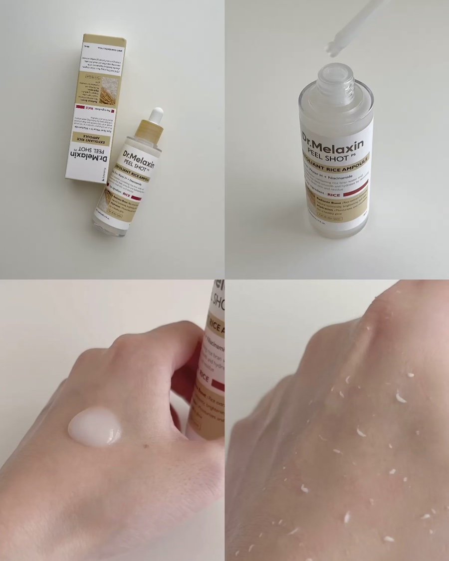 白米ピールショットゴマージュアンプル/Dr.Melaxin/美容液を使ったクチコミ（2枚目）