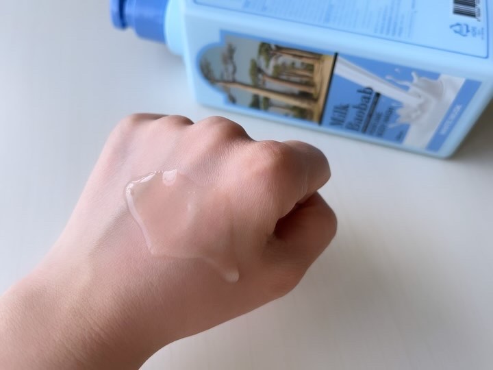 ミルクバオバブ パフュームボディウォッシュ ホワイトムスク/ミルクバオバブ/ボディソープを使ったクチコミ（2枚目）