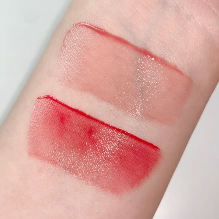 アンドバイロムアンド　グラッシーボムティント/&nd by rom&nd/リップティントを使ったクチコミ（3枚目）