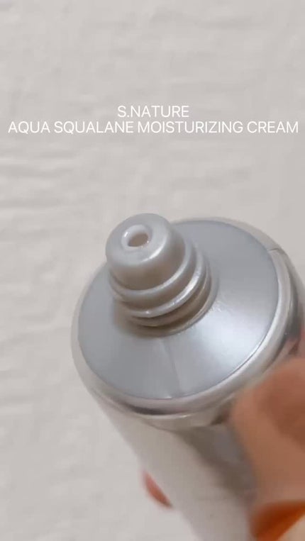 アクアスクワランモイスチャークリーム/S.NATURE/フェイスクリームの人気ショート動画