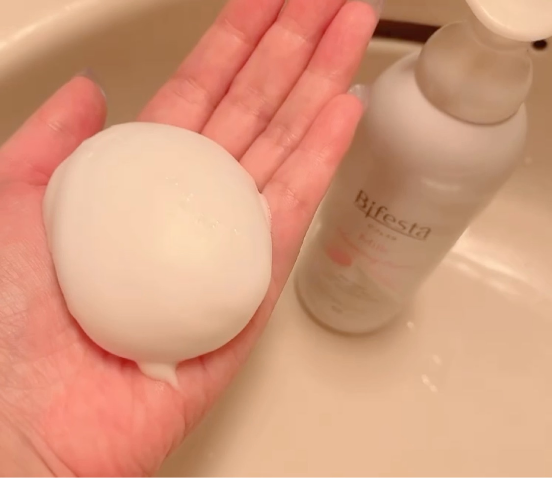 もっちりミルク泡クレンジング/ビフェスタ/クレンジングを使ったクチコミ（3枚目）