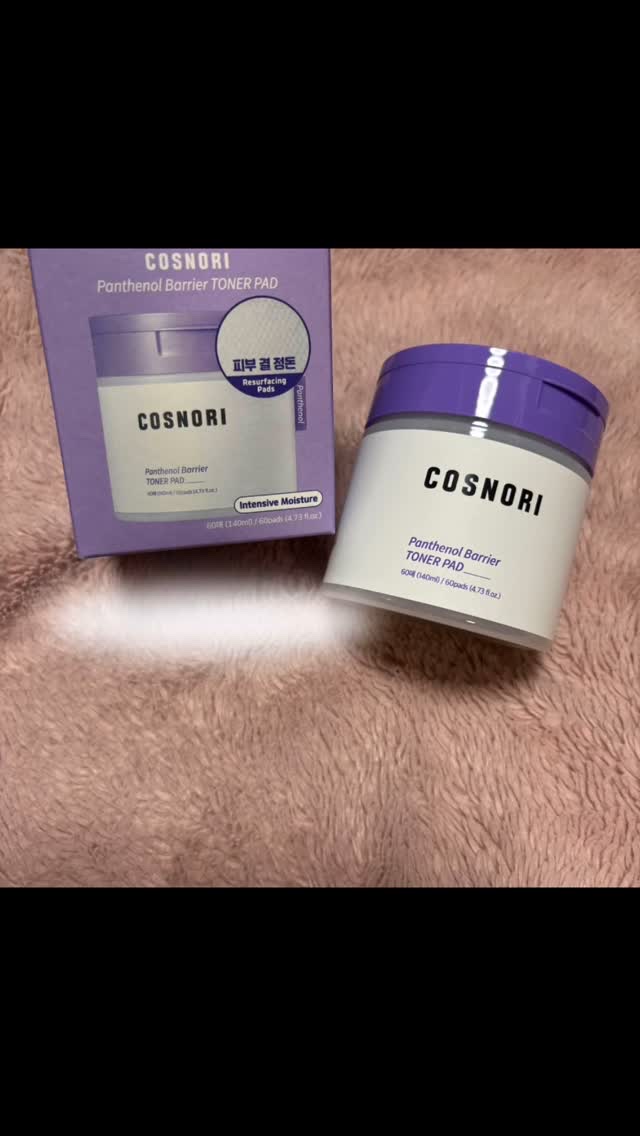 パンテノールバリアトナーパット/COSNORI/トナーパッドの動画クチコミ3つ目