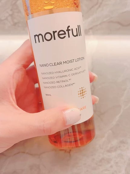 ナノクリアモイストローション/morefull /化粧水を使ったクチコミ(4枚目)