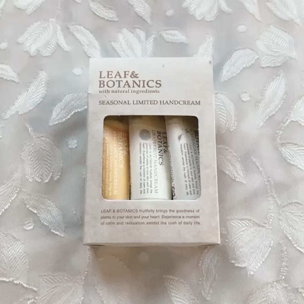 試してみた】秋冬限定ミニハンドクリームセット/LEAF&BOTANICS | LIPS 試してみた】秋冬限定ミニハンドクリームセット/LEAF&BOTANICS | LIPS