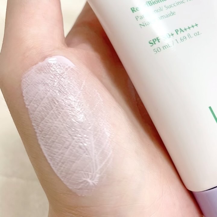 バイオームレメディパープルトーンアップUVクリーム/UIQ/日焼け止めクリームの動画クチコミ3つ目