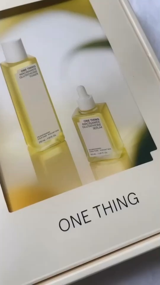 ナイアシンアミドグルタチオントナー/ONE THING/化粧水の動画クチコミ1つ目