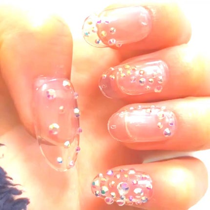 ジェルネイル(ライト対応)/セリア/ジェルネイルの人気ショート動画