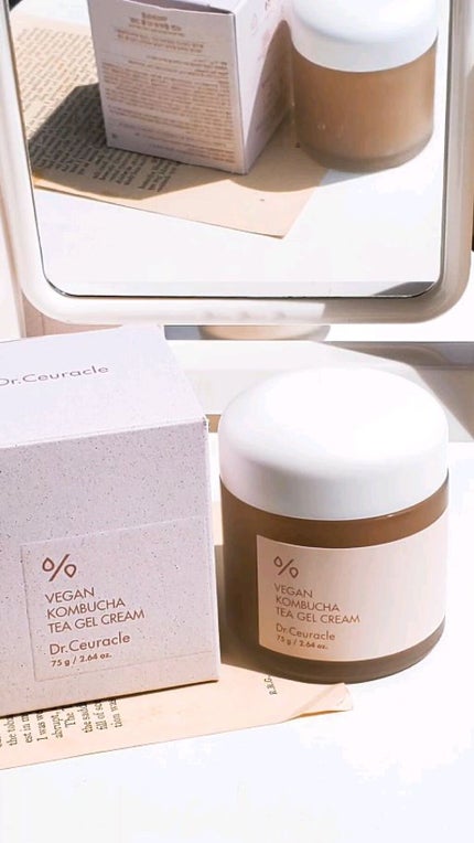 ビーガン コンブチャ ティー ジェル クリーム/Dr.Ceuracle/フェイスクリームの人気ショート動画