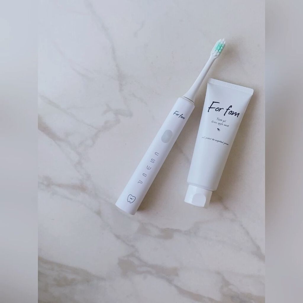 ソニック トゥースブラシ/For fam/電動歯ブラシを使ったクチコミ（3枚目）
