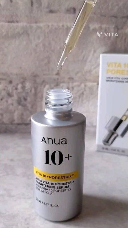 ビタミン10 ポアストリックスセラム/Anua/美容液の人気ショート動画