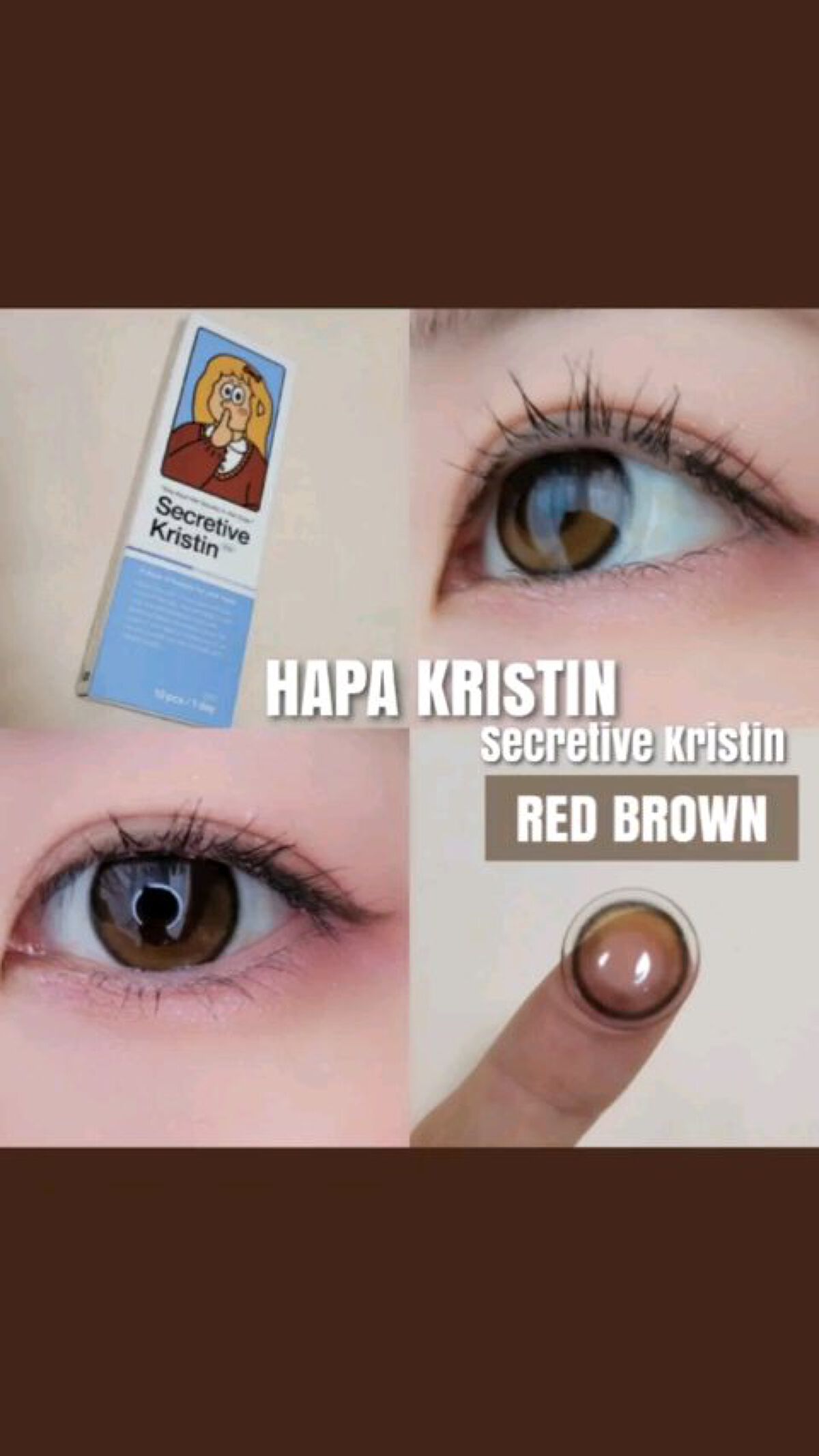 Secretive Kristen 1day/Hapa kristin/ワンデー（１DAY）カラコンの人気ショート動画