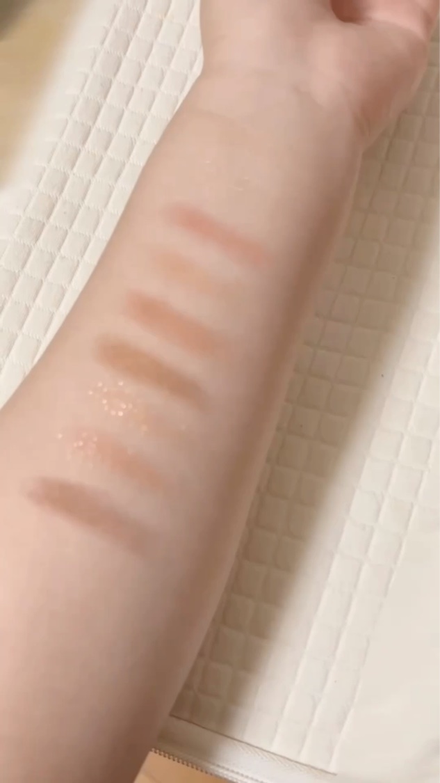 シャドウパレット 01 シュガーブラウニー/dasique/アイシャドウパレットを使ったクチコミ（3枚目）