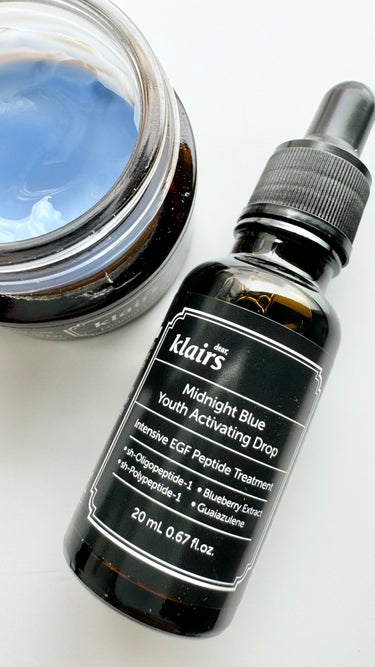 ミッドナイトブルーユースアクティベーティングドロップ(20ml)/Klairs/美容液を使ったクチコミ（1枚目）