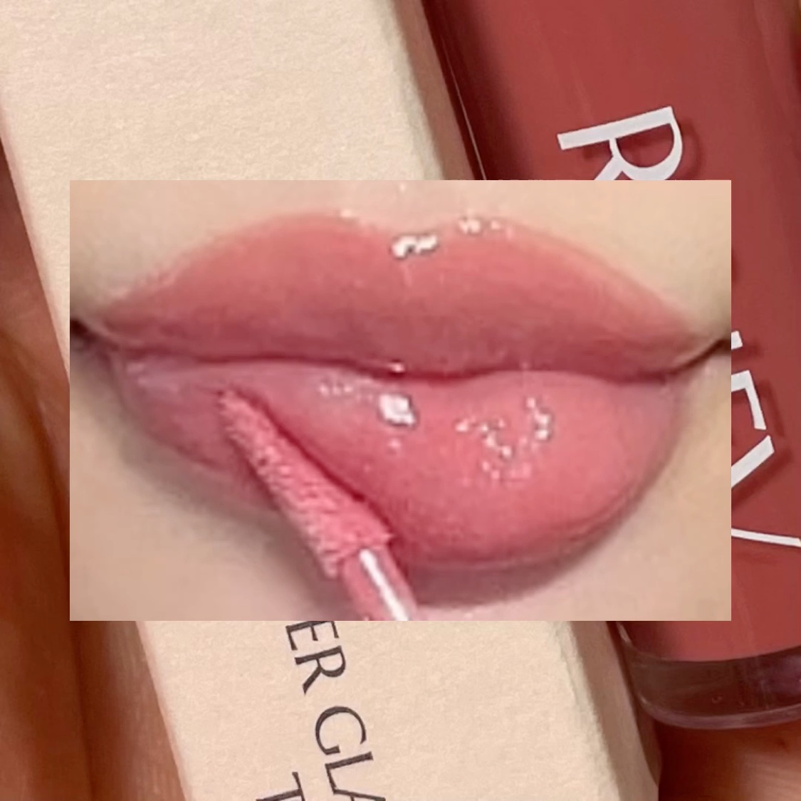 LIP PLUMPER GLAZE TINT/ROJEV/口紅を使ったクチコミ（2枚目）